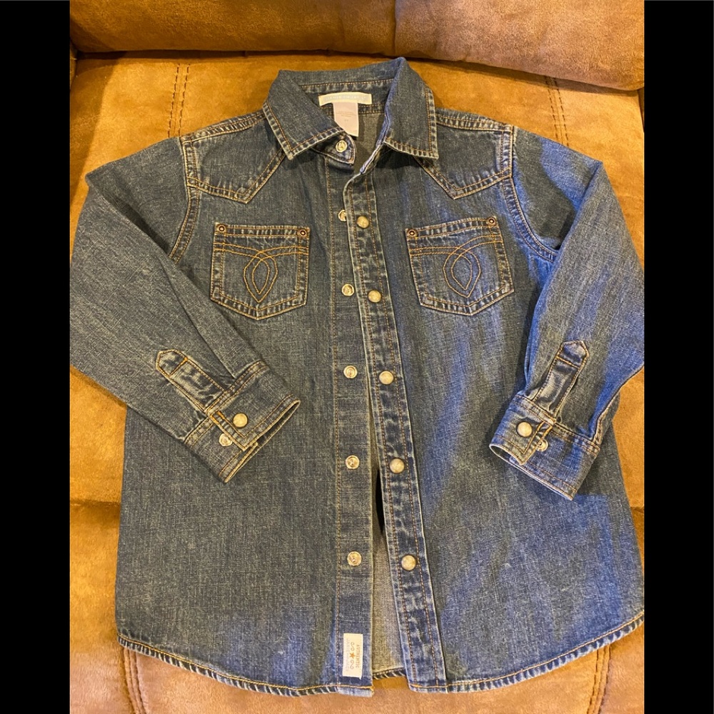 Janie and Jack Jean shirt 4T NWOT